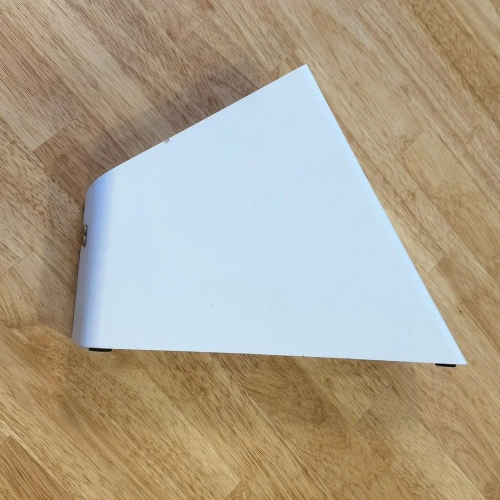 Beautiful by Drew Barrymore White Wood Knife Block ONLY Modern Kitchen Organizer